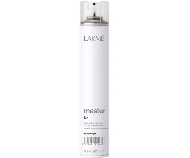 LAKME MASTER Lak Natural Style - Лак для волос нормальной фиксации 500 мл
