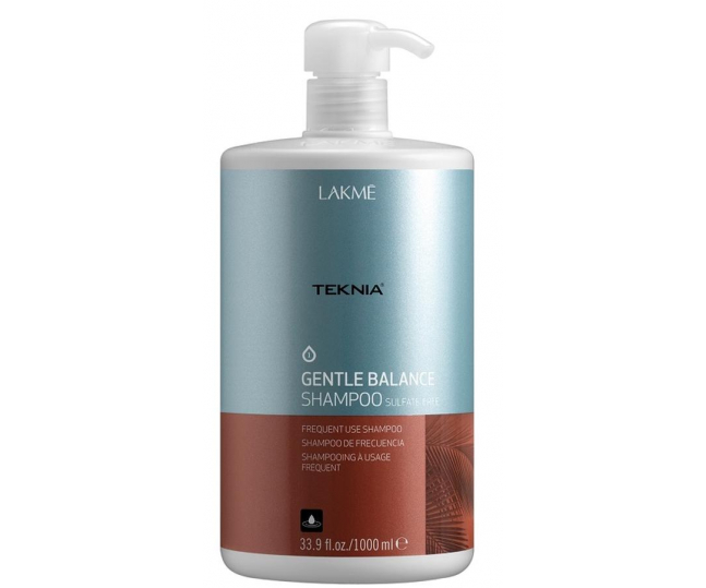 LAKME TEKNIA Gentle Balance Sulfate-free Shampoo Шампунь для частого применения для нормальных волос 1000 мл
