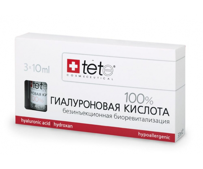 TETe Cosmeceutical Hyaluronic Acid 100% Гиалуроновая кислота 100% 30мл