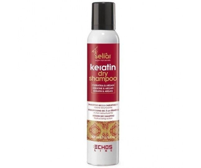 Сухой шампунь с реструктуризирующим действием Keratin dry shampoo 200мл