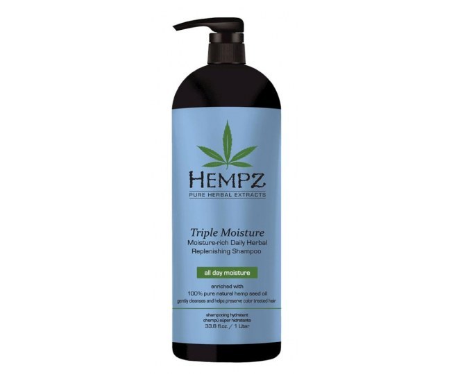 HEMPZ Шампунь Тройное увлажнение / Triple Moisture Replenishing Shampoo 1000мл