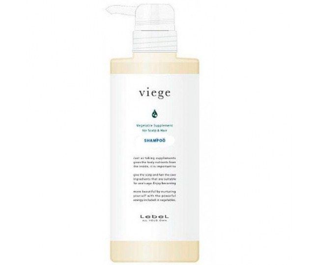 Viege Shampoo Шампунь восстанавливающий для волос и кожи головы 600мл