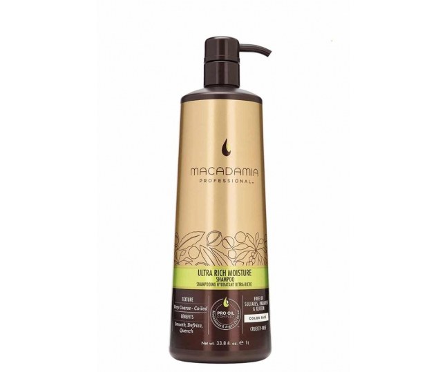 MACADAMIA Professional Ultra Rich Moisture Shampoo - Шампунь увлажняющий для жестких волос 1000 мл