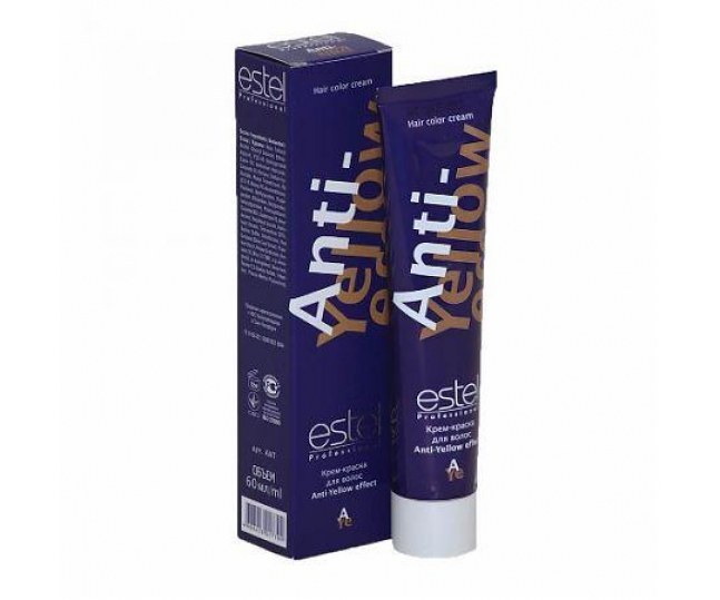 ESTEL Крем-краска для волос ANTI-YELLOW EFFECT, 60 мл