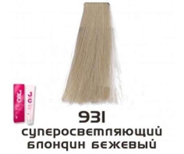 BAREX JOC Color Крем-краска 931 - Суперосветляющий блондин пепельный 100мл