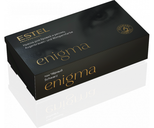 ESTEL Enigma Краска для бровей и ресниц тон черный 20/20мл