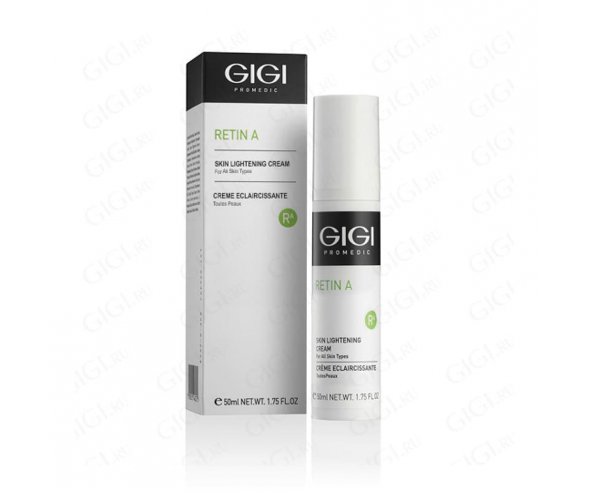 Крем отбеливающий мультикислотный GIGI Retin A Skin Lightening Cream, 50 мл