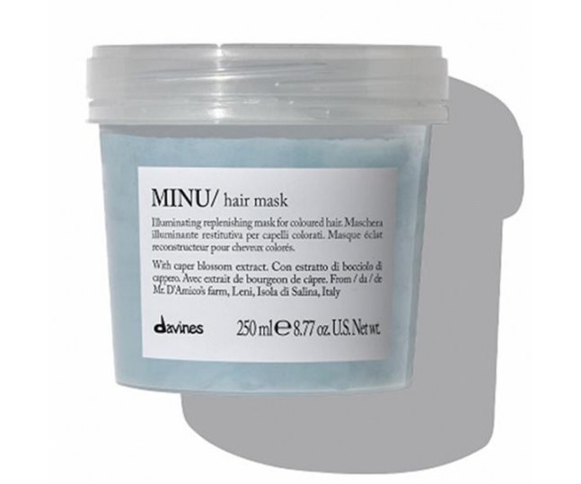 Davines MINU hair mask - Восстанавливающая маска для окрашенных волос 250л