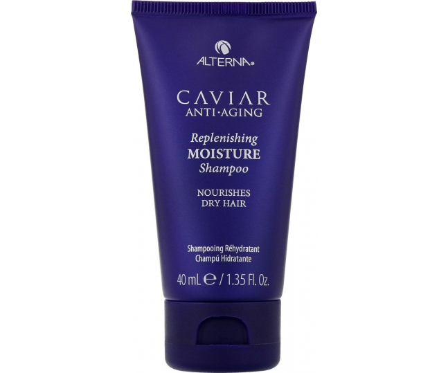 ALTERNA Caviar Anti-aging Replenishing Moisture Shampoo Увлажняющий шампунь с Морским шелком 40 ml