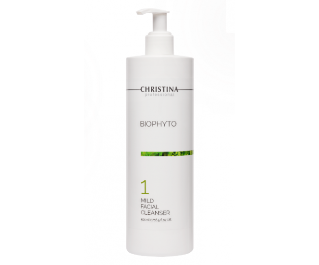 CHRISTINA Bio Phyto Mild Facial Cleanser - Мягкий очищающий гель (шаг 1) 500мл