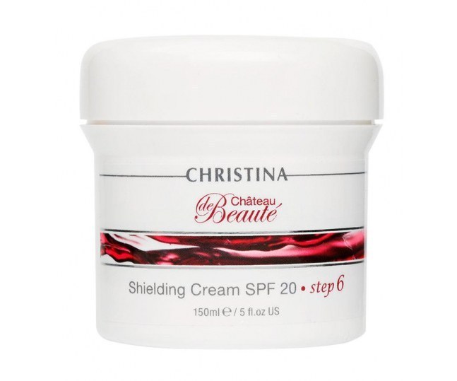 CHRISTINA Cristina Chateau de Beaute Shielding Cream SPF 20 – Защитный крем SPF 20 (шаг 6) 150мл