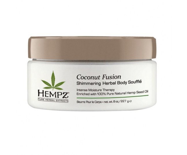 HEMPZ Суфле для тела с Мерцающим Эффектом / Herbal Body Souffle Coconut Fusion 227г