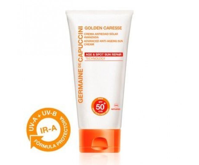 Golden Caresse Advanced Anti-Ageing Sun Cream SPF50+ - Крем усиленный солнцезащитный антивозрастной SPF50+ 50мл