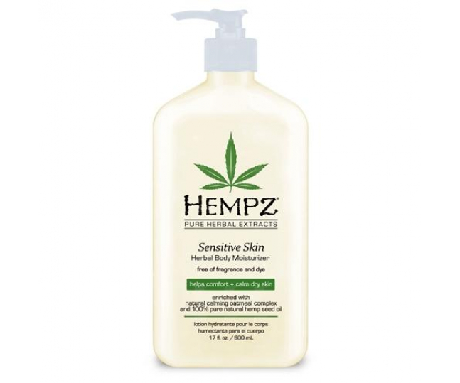 HEMPZ Молочко для тела увлажняющее Чувствительная Кожа / Sensitive Skin Herbal Moisturizer 500мл