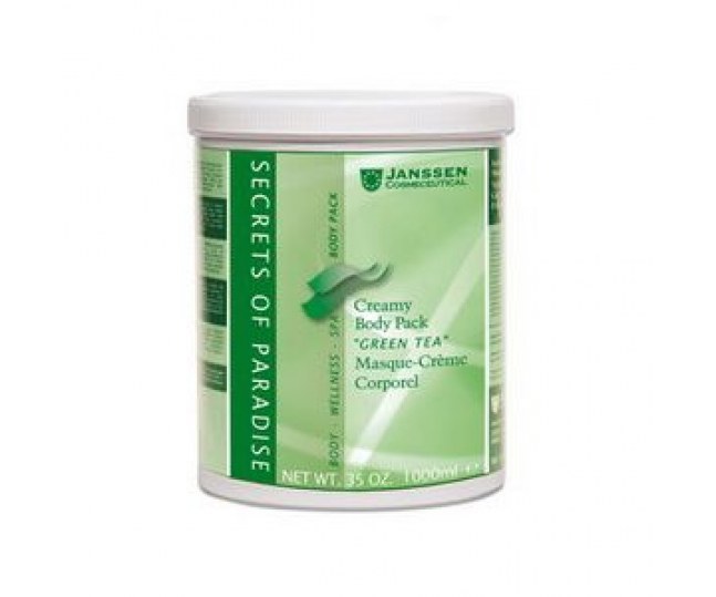 Janssen Creamy Body Pack "Green Tea" * Кремовое обертывание с anti-age эффектом "ЗЕЛЕНЫЙ ЧАЙ" 1000 ml