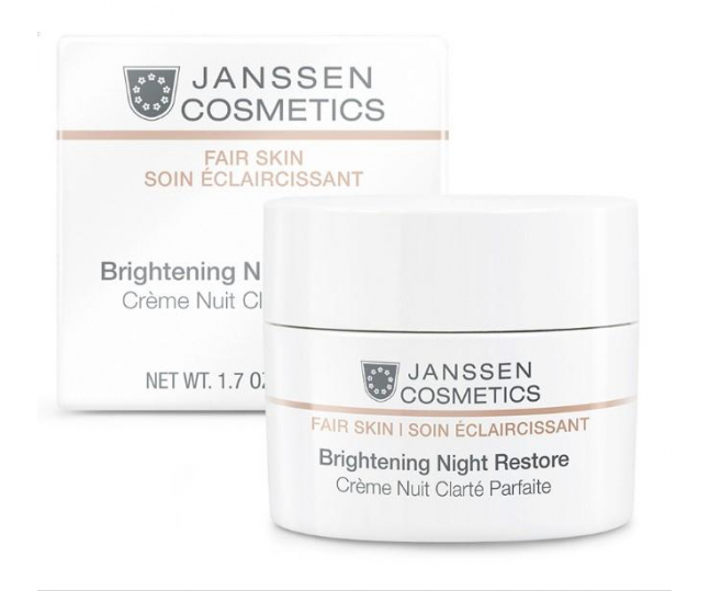 JANSSEN COSMECEUTICAL Janssen Brightening Night Restore Осветляющий восстанавливающий ночной крем 150 ml