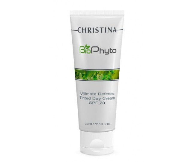 CHRISTINA Bio Phyto Ultimate Defense Tinted Day Cream SPF 20 - Дневной крем «Абсолютная защита» SPF 20 с тоном (шаг 8b) 250мл