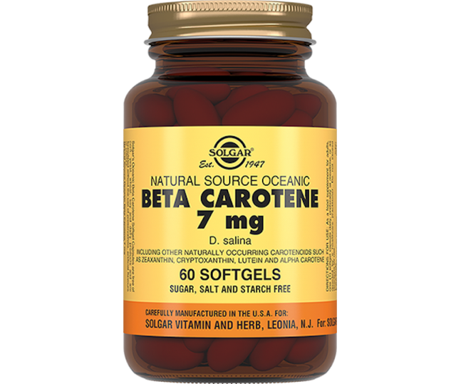 Бета каротин 7 мг 60 капс