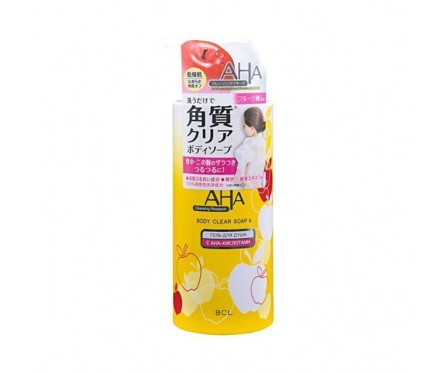 AHA Body Soap Гель для душа для сухой и чувствительной кожи с фруктовыми кислотами 400мл