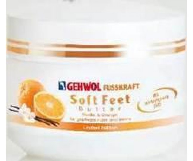 Fusskraft soft feel butter Крем-баттер для ног и стоп ваниль и апельсин 50мл