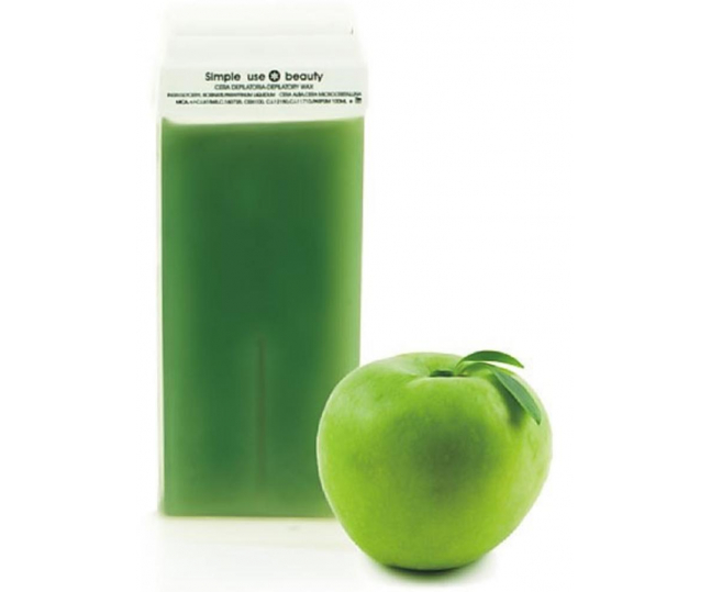 Воск для депиляции в картридже «Зеленое яблоко» 100мл
