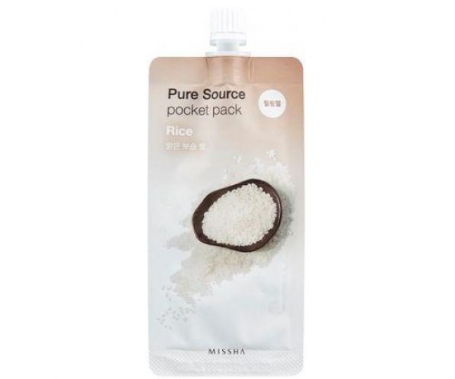 Pure Source Pocket Pack Rice Пилинг-маска для лица  10мл