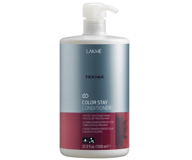 LAKME TEKNIA Color Stay Conditioner - Кондиционер для защиты цвета окрашенных волос 1000 мл