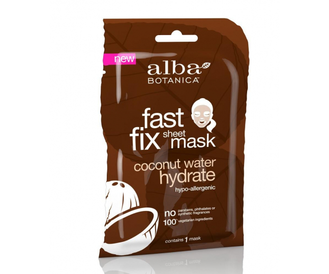 Fast Fix Coconut Milk Hydrate Sheet Mask  глубокоувлажняющая маска гидрат кокосовой воды 15гр
