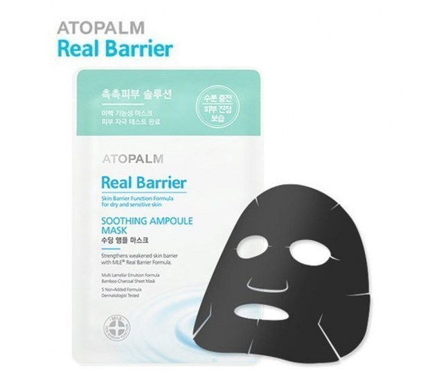 "Atopalm" Real Barrier успокаивающая ампульная маска для лица 28 мл