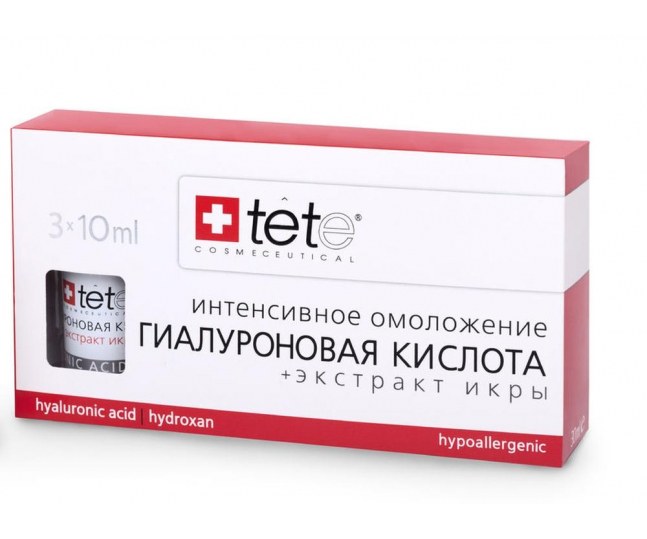 TETe Cosmeceutical Hyaluronic Acid + Caviar Extract Гиалуроновая кислота + Экстракт икры 30мл