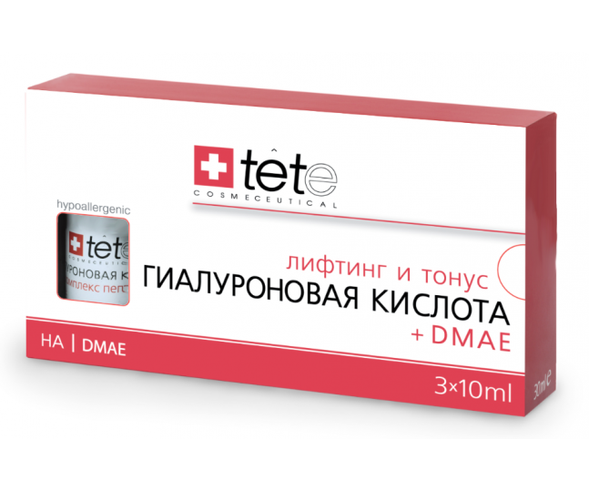 TETe Cosmeceutical Hyaluronic Acid + DMAE Гиалуроновая кислота + ДМАЭ 30мл