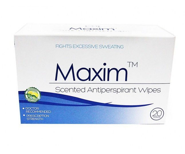 MAXIM Scented Antiperspirant Wipes - Салфетки влажные — Антиперспирант для нормальной кожи