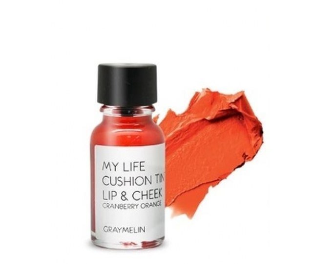 Graymelin My life Cushion Tint Lip & Cheek / Тинт для губ и щек (cranberry orange) 14г