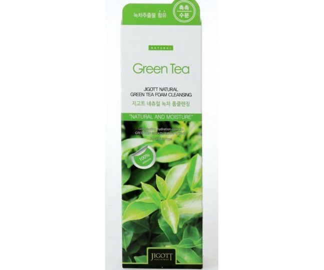 Очищающая пенка с экстрактом зеленого чая 180 мл