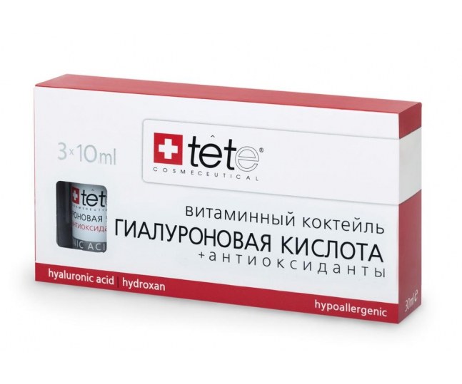TETe Cosmeceutical Hyaluronic Acid + Antioxydants Гиалуроновая кислота + Антиоксиданты 30 мл