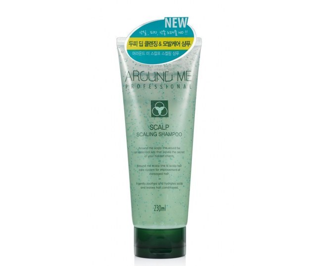 AROUND ME Scalp Scaling Shampoo / Отшелушивающий шампунь (шампунь-скраб) для волос и кожи головы 230мл