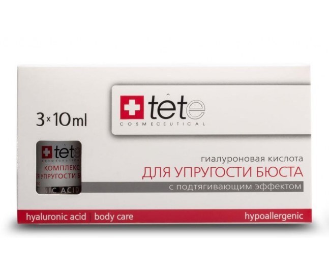 TETe Cosmeceutical Гиалуроновая кислота + Комплекс для упругости бюста 30мл
