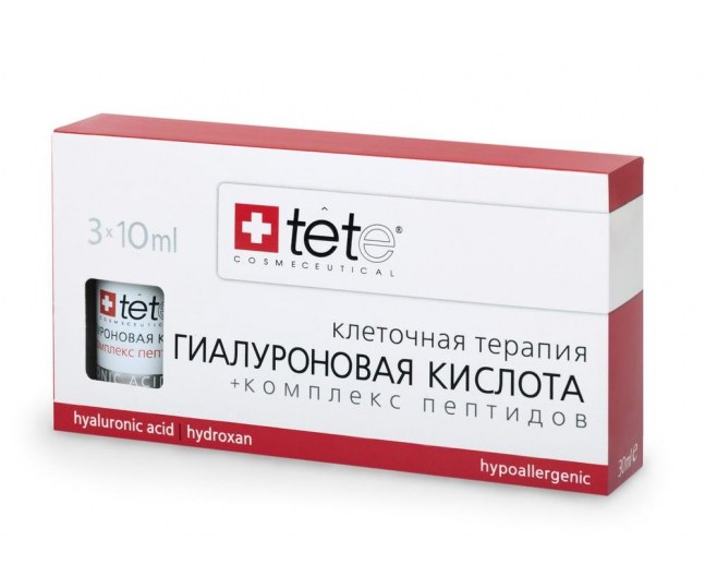 TETe Cosmeceutical Hyaluronic Acid + Peptides Гиалуроновая кислота + Комплекс пептидов 30 мл