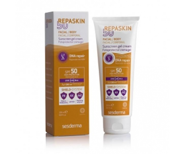 Repaskin Sunscreen Gel Cream (SPF 50) Солнцезащитный крем-гель (СПФ 50) 200 мл