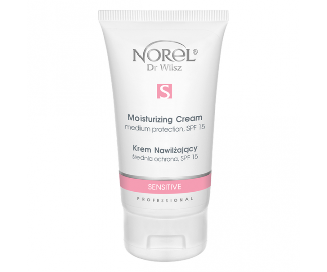Увлажняющий крем для чувствительной кожи, склонной к куперозу с SPF 15/Sensitive - Moisturizing medium protection cream, SPF 15, 15 ml