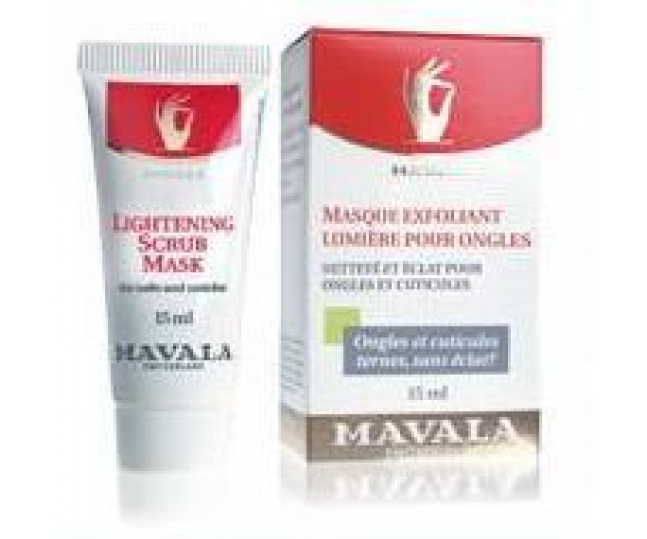 Mavala Nail Scrub Mask Осветляющая скраб-маска для ногтей 15 ml