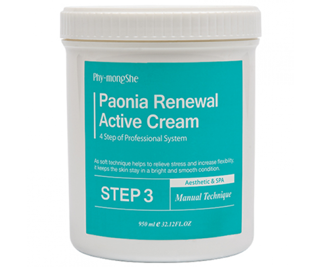 Phy-mongShe Paonia Renewal Active Cream (Крем для тела Актив), 950 мл